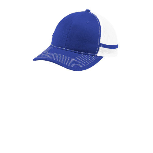 Custom Embroidered Port Authority ® 2-Stripe Snapback Trucker Cap - C113