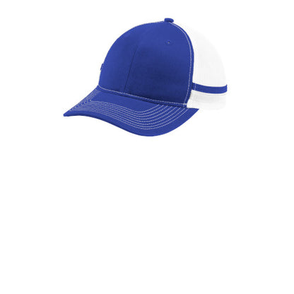 Custom Embroidered Port Authority ® 2-Stripe Snapback Trucker Cap - C113