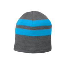 Custom Embroidered Port & Company® Fleece-Lined Striped Beanie Cap - C922