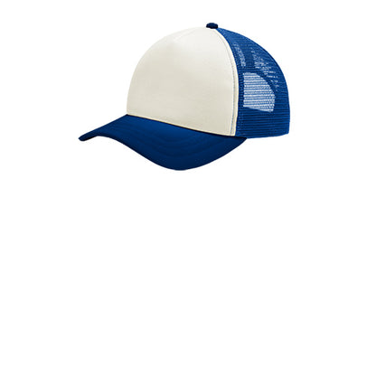 Custom Embroidered Port Authority ® 5-Panel Twill Foam Trucker Cap - C936
