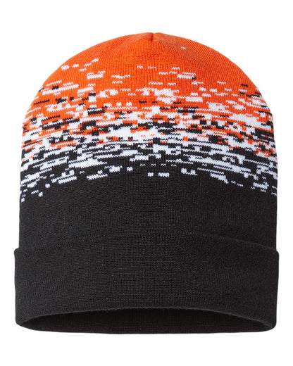 Custom Embroidered CAP AMERICA - USA-Made Static Cuffed Beanie