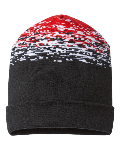 Custom Embroidered CAP AMERICA - USA-Made Static Cuffed Beanie