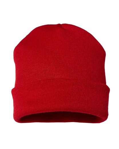 Custom Embroidered CAP AMERICA - USA-Made 12" Cuffed Beanie