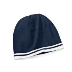 Custom Embroidered Port & Company® Knit Skull Cap with Stripes - CP93
