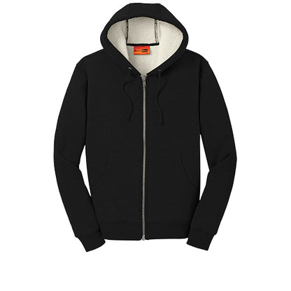 Custom Embroidered CornerStone® Heavyweight Sherpa Lined Hooded Jacket - CS625