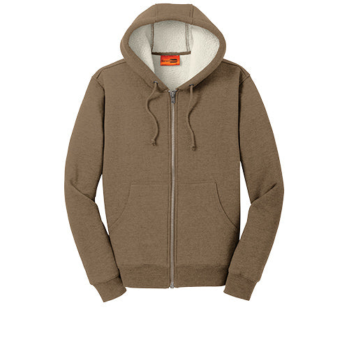 Custom Embroidered CornerStone® Heavyweight Sherpa Lined Hooded Jacket - CS625