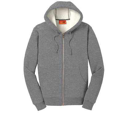 Custom Embroidered CornerStone® Heavyweight Sherpa Lined Hooded Jacket - CS625