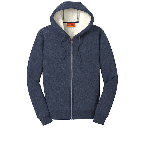 Custom Embroidered CornerStone® Heavyweight Sherpa Lined Hooded Jacket - CS625