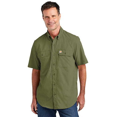 Custom Embroidered Carhartt Force® Solid Short Sleeve Shirt - CT105292