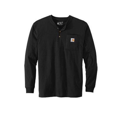 Custom Embroidered Carhartt® Long Sleeve Henley - CTK128