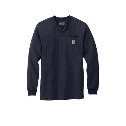 Custom Embroidered Carhartt® Long Sleeve Henley - CTK128