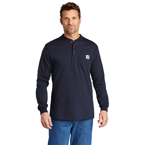 Custom Embroidered Carhartt® Long Sleeve Henley - CTK128