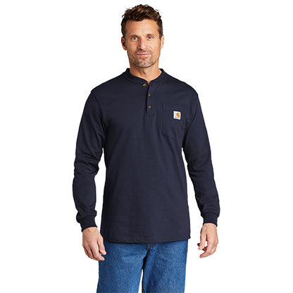 Custom Embroidered Carhartt® Long Sleeve Henley - CTK128