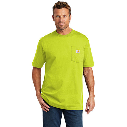 Custom Embroidered Carhartt ® 100% Cotton Pocket T-Shirt - CTK87