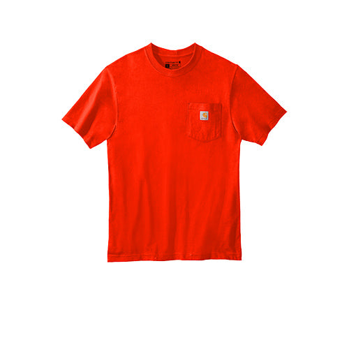 Custom Embroidered Carhartt ® 100% Cotton Pocket T-Shirt - CTK87