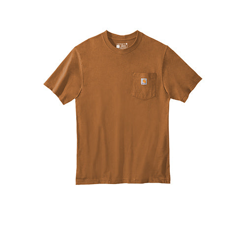 Custom Embroidered Carhartt ® 100% Cotton Pocket T-Shirt - CTK87