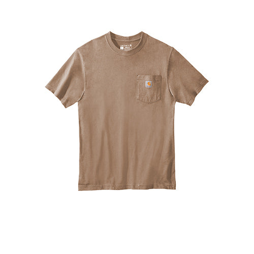 Custom Embroidered Carhartt ® 100% Cotton Pocket T-Shirt - CTK87