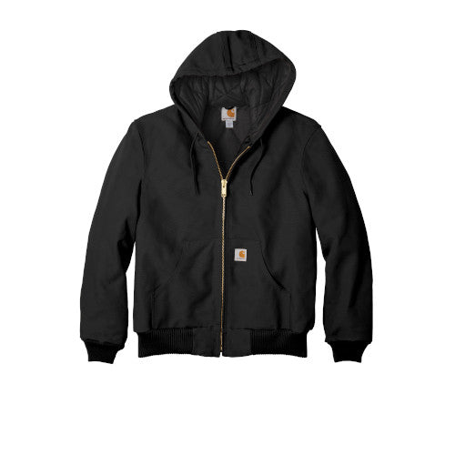 Custom Embroidered Carhartt ® Flannel-Lined Active Duck Jac - CTSJ140