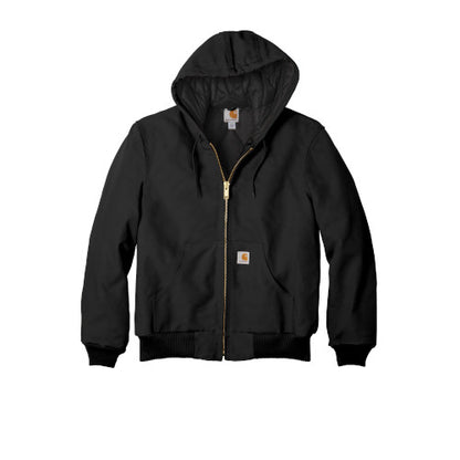 Custom Embroidered Carhartt ® Flannel-Lined Active Duck Jac - CTSJ140