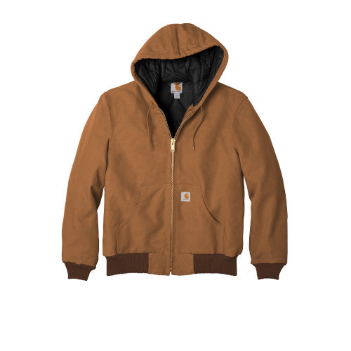 Custom Embroidered Carhartt ® Flannel-Lined Active Duck Jac - CTSJ140