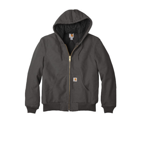 Custom Embroidered Carhartt ® Flannel-Lined Active Duck Jac - CTSJ140