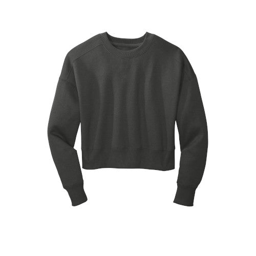 Custom Embroidered District® Women’s Fleece Cropped Crew - DT1105