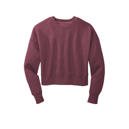 Custom Embroidered District® Women’s Fleece Cropped Crew - DT1105