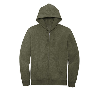 Custom Embroidered District® V.I.T.™ Fleece Full-Zip Hoodie - DT6102