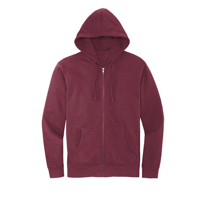 Custom Embroidered District® V.I.T.™ Fleece Full-Zip Hoodie - DT6102