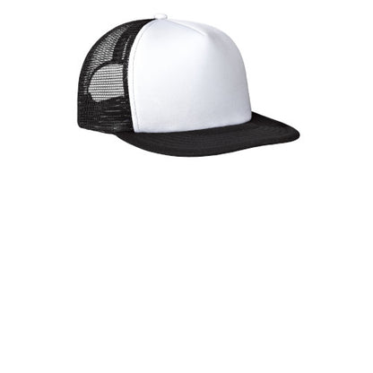 Custom Embroidered District® Flat Bill Snapback Trucker Cap - DT624