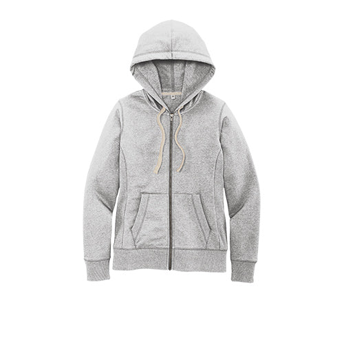 Custom Embroidered District® Women's Re-Fleece™ Full-Zip Hoodie - DT8103