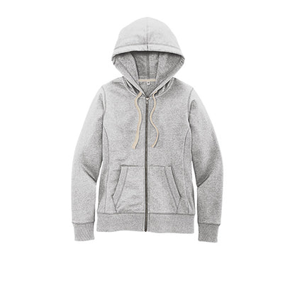 Custom Embroidered District® Women's Re-Fleece™ Full-Zip Hoodie - DT8103