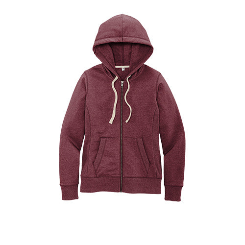 Custom Embroidered District® Women's Re-Fleece™ Full-Zip Hoodie - DT8103