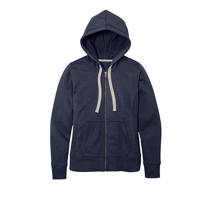Custom Embroidered District® Women's Re-Fleece™ Full-Zip Hoodie - DT8103