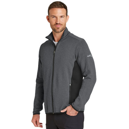 Custom Embroidered Eddie Bauer® Full-Zip Heather Stretch Fleece Jacket - EB238
