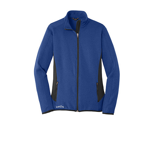 Custom Embroidered Eddie Bauer® Ladies Full-Zip Heather Stretch Fleece Jacket - EB239