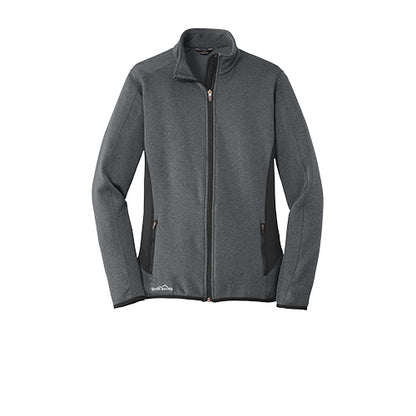 Custom Embroidered Eddie Bauer® Ladies Full-Zip Heather Stretch Fleece Jacket - EB239