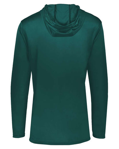 Custom Embroidered Holloway - Youth Momentum Hooded Long Sleeve T-Shirt - 222831