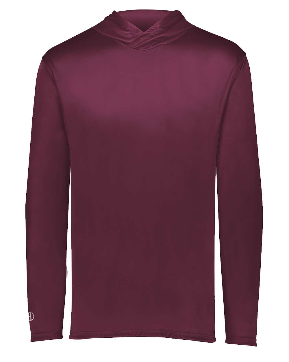 Custom Embroidered Holloway - Youth Momentum Hooded Long Sleeve T-Shirt - 222831