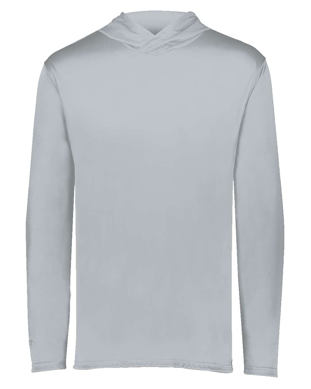 Custom Embroidered Holloway - Youth Momentum Hooded Long Sleeve T-Shirt - 222831