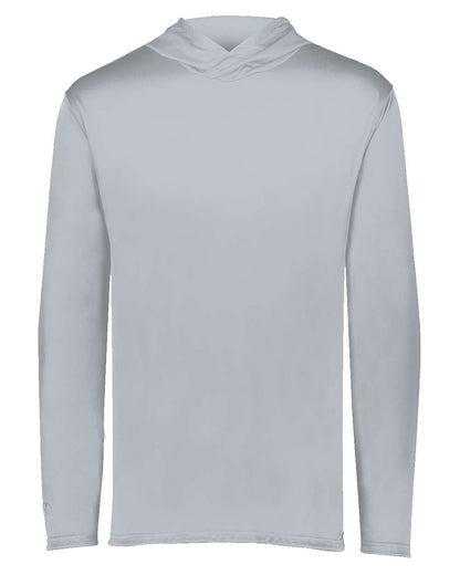 Custom Embroidered Holloway - Youth Momentum Hooded Long Sleeve T-Shirt - 222831