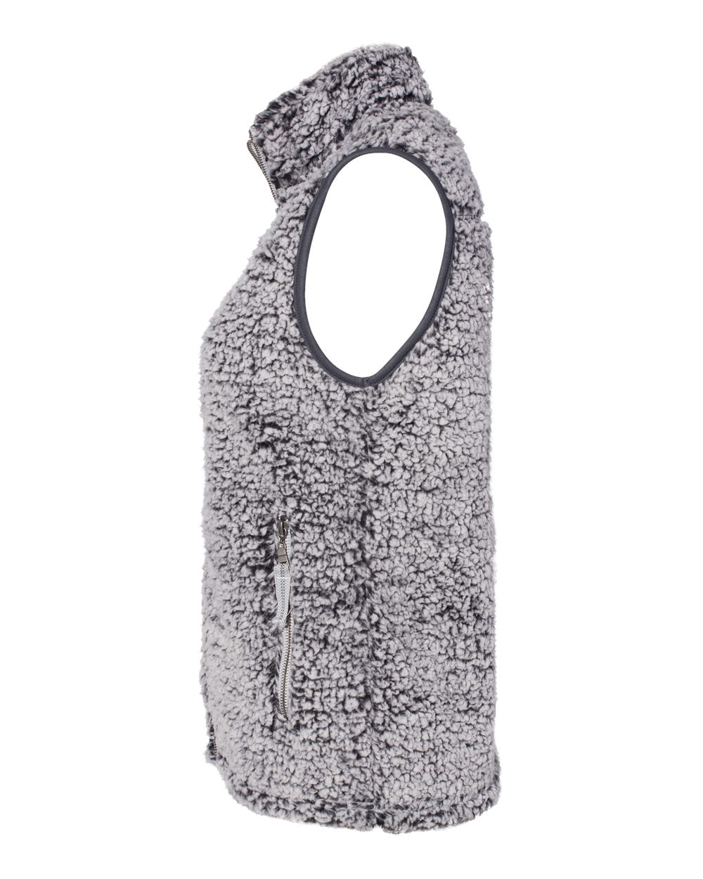 Custom Embroidered J. America - Women’s Epic Sherpa Full-Zip Vest - JA8456