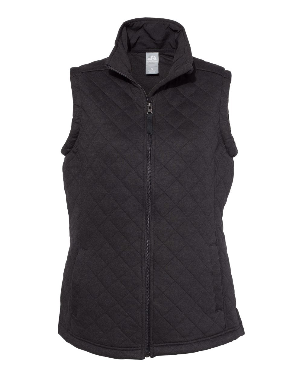 Custom Embroidered J. America - Women’s Quilted Full-Zip Vest
