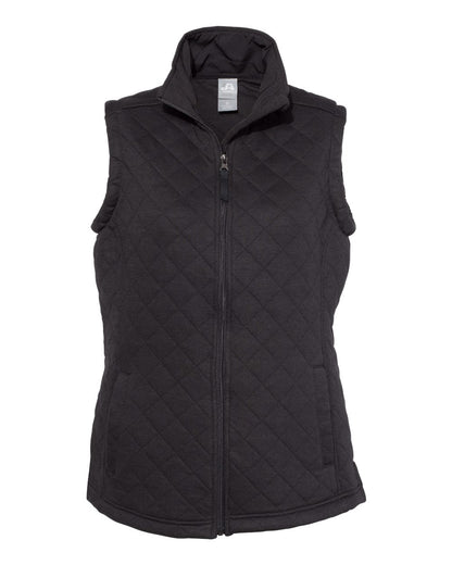 Custom Embroidered J. America - Women’s Quilted Full-Zip Vest