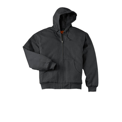 Custom Embroidered Cornerstone® Duck Cloth Hooded Work Jacket - J763H