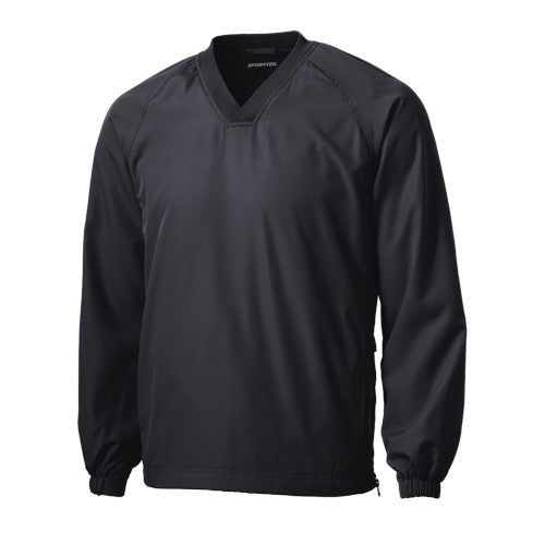 Custom Embroidered Sport-Tek® V-Neck Raglan Wind Shirt - JST72