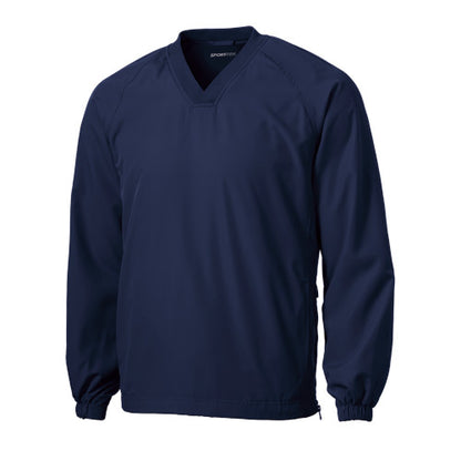 Custom Embroidered Sport-Tek® V-Neck Raglan Wind Shirt - JST72