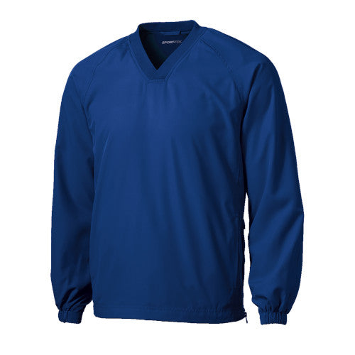 Custom Embroidered Sport-Tek® V-Neck Raglan Wind Shirt - JST72