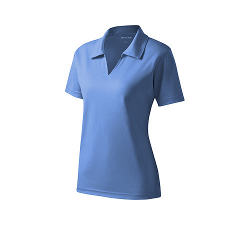 Custom Embroidered Sport-Tek® Ladies Dri-Mesh® V-Neck Polo - L469
