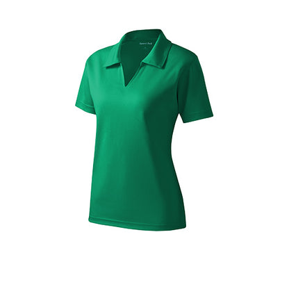 Custom Embroidered Sport-Tek® Ladies Dri-Mesh® V-Neck Polo - L469